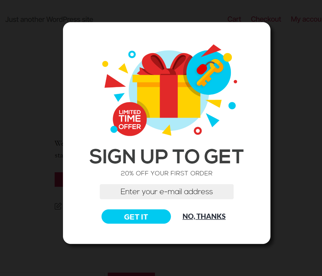 Promotion de remise sur le premier achat WooCommerce - Popup d'abonnement - E-mails de coupon - 6